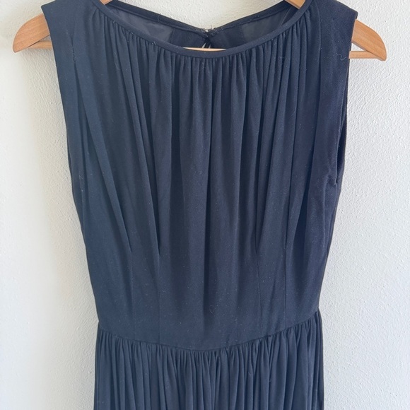 Vintage Minx Modes Black Dress 50s 60s - Picture 5 of 11